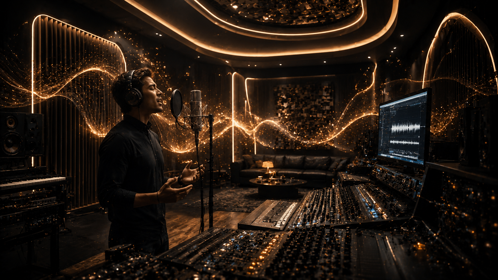 Sound Recording Studio service banner by Digital Terrene