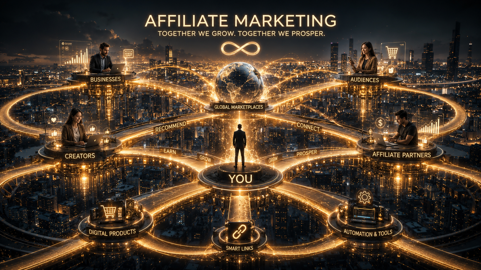 Affiliate Marketing service banner by Digital Terrene