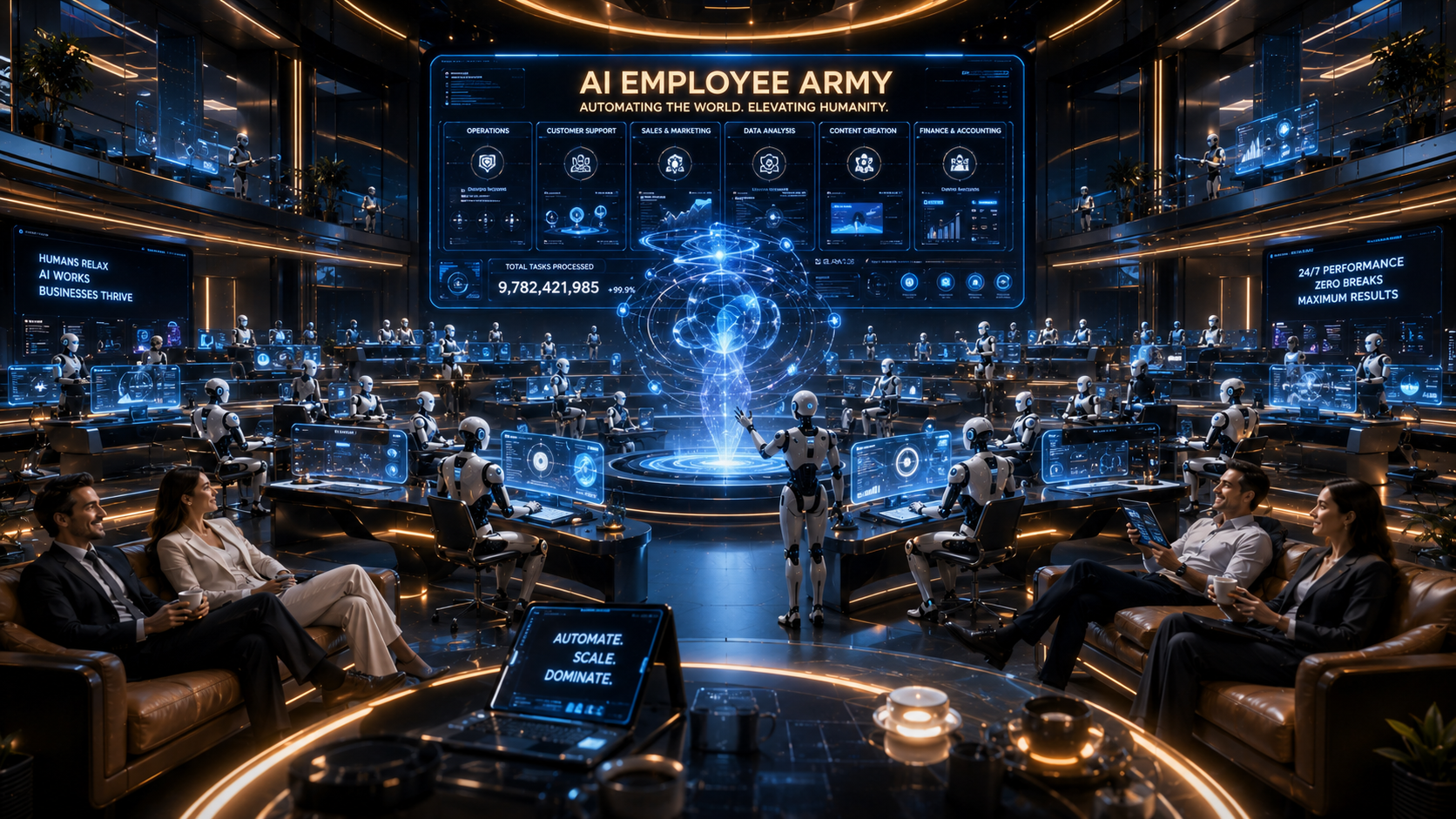 AI Automation service banner by Digital Terrene